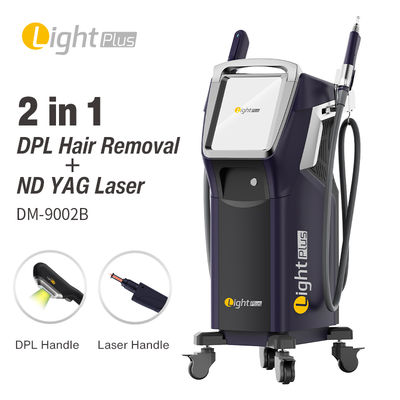 kupować 2 w 1 OPT SHR IPL Yag Laser Pigment Removal Skin Rejuvenation Hair Removal Beauty Machine produkcja online