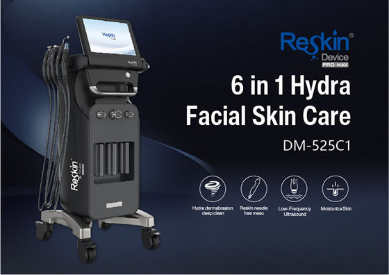 kupować Popular Hydra Facial Machine For Beauty Salon Spa With Advanced Technology And 6 Functions RF Ultrasonic Facial Care produkcja online